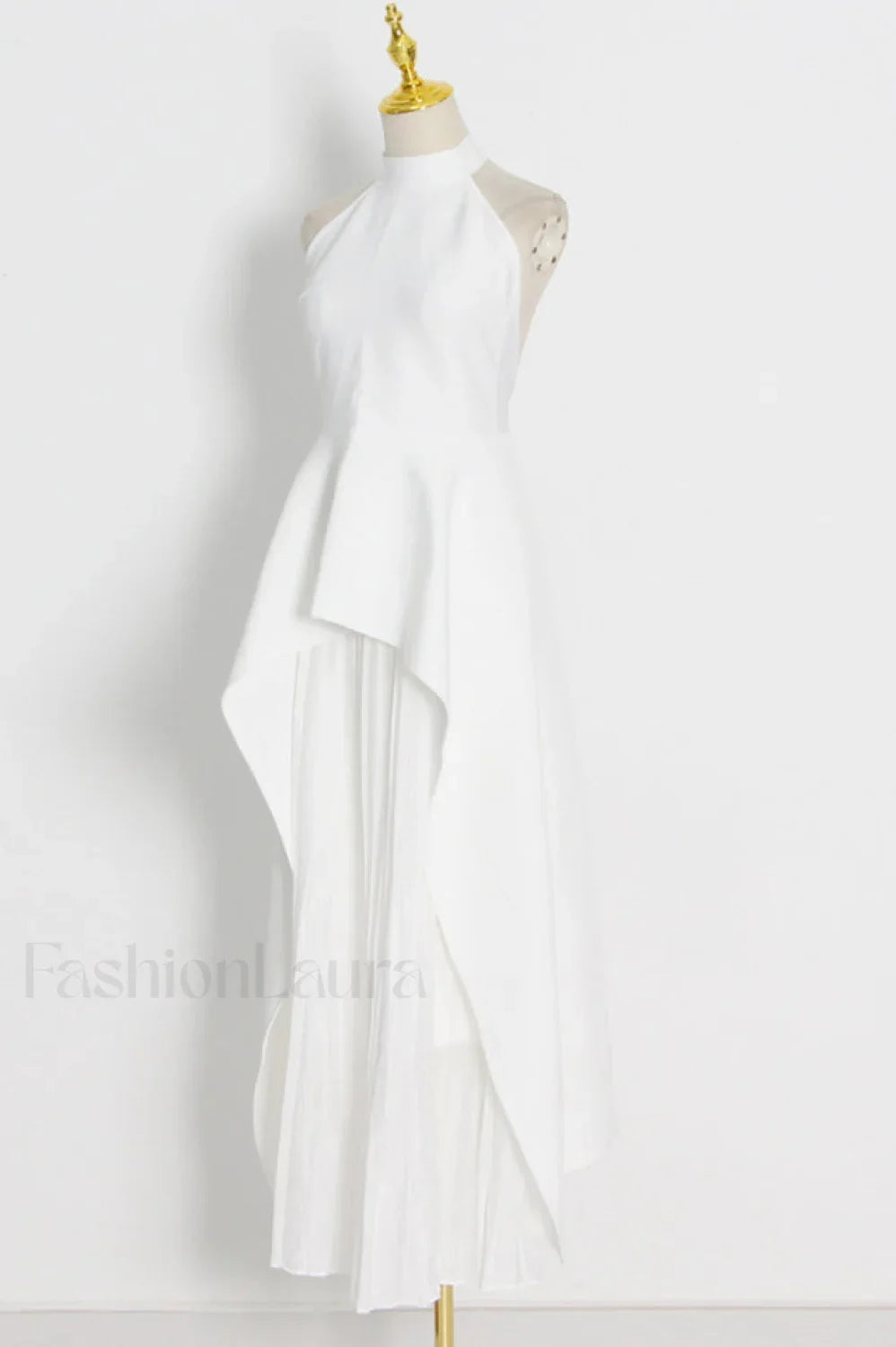 Victoria Layered Stylish Halter Gown Set