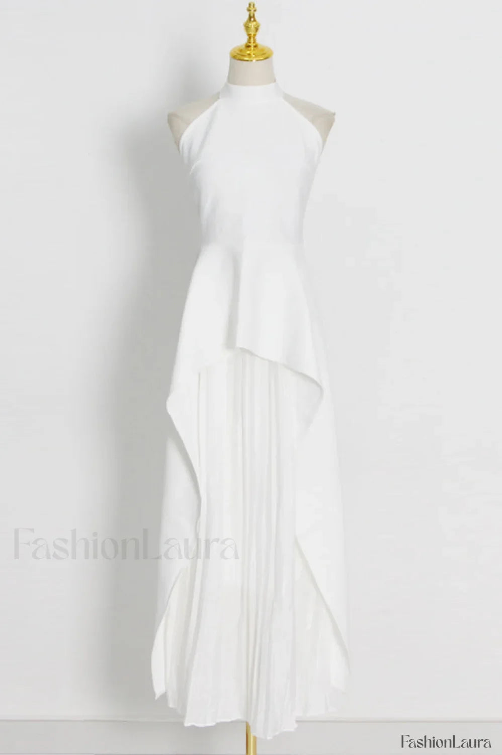 Victoria Layered Stylish Halter Gown Set