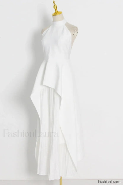 Victoria Layered Stylish Halter Gown Set